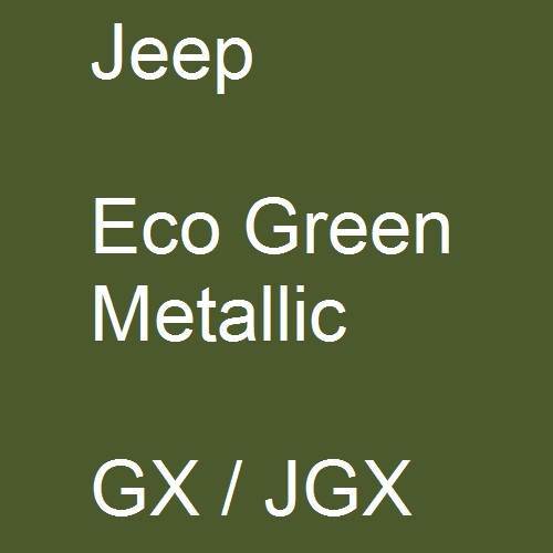 Jeep, Eco Green Metallic, GX / JGX.